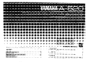 Yamaha A-520-Owners-Manual